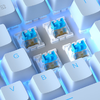 Mechanikus gaming billentyűzet MageGee MK-STAR (fehér-kék) - 1. kép