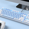 Mechanikus gaming billentyűzet MageGee MK-STAR (fehér-kék) - 2. kép