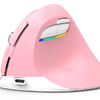 Delux M618Mini DB BT+2.4G 2400DPI Vezeték nélküli Vertikális Egér (rózsaszín) - 4. kép