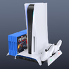 PS5 hűtőállomás és kettős kontroller töltő Kiwi Home PB01 fehér, - 4. kép
