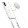 TECH-PROTECT FLEXAIR CHAIN MAGSAFE IPHONE 16 SZÜRKE ÉS RÓZSASZÍN TOK - 1. kép