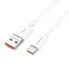 Borofone Kábel BX102 Winner - USB + Type C to Type C - PD 60W 1 méter fehér - 0. kép