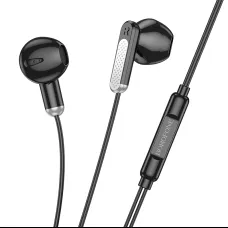 Borofone BM89 Surpass vezetékes fülhallgató mikrofonnal Type-C fekete