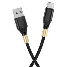 Borofone Kábel BX92 Advantage - USB Type-C - 3A 1 méter fekete