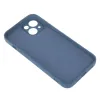 Egyszerű színű mágneses tok Samsung Galaxy S25-höz, sötétkék tok - 4. kép