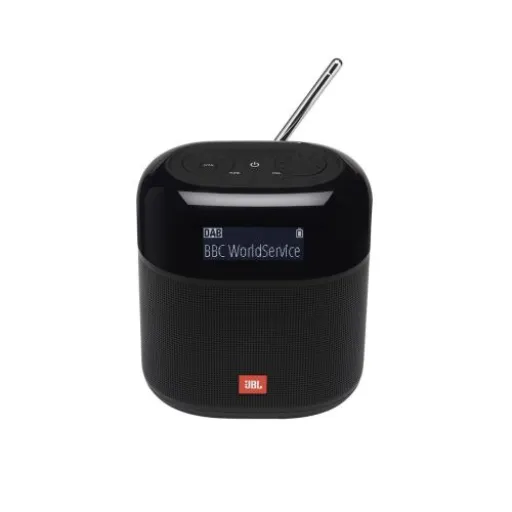 JBL Tuner XL Hordozható Bluetooth Hangszóró rádióval FM/DAB/DAB+ Fekete EU (JBL-TNRXLFM-BLK)