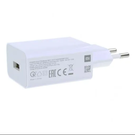 Xiaomi MDY-10-EF 3A USB Utazó Töltő Fehér (Szerviz Csomag) Hálózati USB töltő adapter