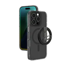 Amazing Thing Titan Pro Mag Gyűrűs Fogású Tok 3M IP166.3PTRBK iPhone 16 Pro fekete tok