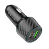 Blavec Autós töltő BS21 Carbon - Type C + USB - PD 48W 3A (CCBS21C-CUB48) fekete - 2. kép