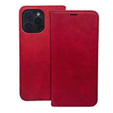 Piros bőrhatású fliptok Samsung Galaxy A16-hoz tok