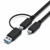 Satechi Alumínium 4K Kijelző Dokkoló Állomás (3x 4K/60Hz, 2x DisplayPort 1.4 4k/60Hz, 3x HDMI, 1x DP Alt mód, 1x USB 3.1, 1x USB-C 3.1 Gen2, 2x USB3.0, 1x USB-C 3.0, 1x Ethernet, 1x Audio, Kensington zár) - Szürke - 0. kép