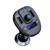 XO BCC05 Bluetooth FM transmitter MP3 autós töltő 18W fekete - 1. kép