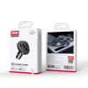 XO BCC05 Bluetooth FM transmitter MP3 autós töltő 18W fekete - 2. kép