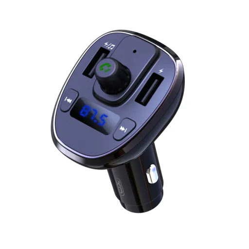 XO BCC05 Bluetooth FM transmitter MP3 autós töltő 18W fekete