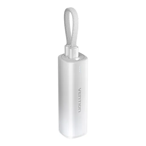 Powerbank 5000mAh Vention FHWM0 20W + USB-C to Lightning kábel (szürke)