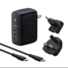 Mcdodo CH-8442 fali töltő UK/US/EU 2x USB-C + USB-A, kábel 2m