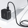Choetech PD6055 70W GaN hálózati USB-C töltő, cserélhető EU/UK/AU adapterekkel - 3. kép