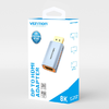 Adapter HDMI aljzat DisplayPort dugó Vention HFMH0 8K 60HZ (kék) - 4. kép