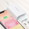 UGREEN CD127 Töltő, USB-C, PD3.0, QC4.0, 30W (fehér) - 1. kép