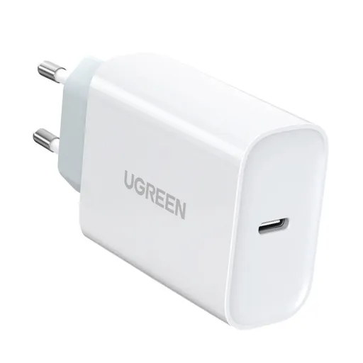 UGREEN CD127 Töltő, USB-C, PD3.0, QC4.0, 30W (fehér)