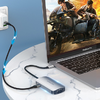 USB-C Dokkolóállomás HDMI, VGA, USB 3.0, PD 0.15m Vention TOAHB, szürke - 1. kép