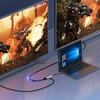 USB-C Dokkolóállomás HDMI, VGA, USB 3.0, PD 0.15m Vention TOAHB, szürke - 2. kép