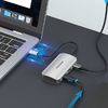 USB-C Dokkolóállomás 4x USB3.0, PD 0.15m Vention TNBHB (szürke) - 2. kép