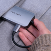 USB-C 3x USB3.0 Dokkolóállomás, SD, TF, PD 0,15m Vention TNHHB, szürke - 0. kép