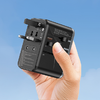 Vention FJFB0 GaN 2xUSB-C 2xUSB-A univerzális utazó adapter 65W (fekete) - 3. kép