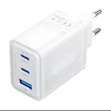 Fali töltő, Vention, FERW0-EU, 2xUSB-C, USB-A, 65W/65W/30W, GaN (fehér)