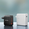 Fali töltő, Vention, FEIB0-EU, 3xUSB-C, USB-A, 140W/140W/30W/18W, GaN (fekete) - 3. kép