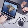 Fali töltő, Vention, FEIB0-EU, 3xUSB-C, USB-A, 140W/140W/30W/18W, GaN (fekete) - 4. kép