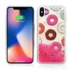 Zizo Liquid Glitter Star tok iPhone X/XS fánk mintás - 1. kép