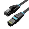 Lapos hálózati kábel UTP CAT6 Vention IBJBV RJ45 Ethernet 1000Mbps 40m fekete - 0. kép