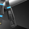 Lapos hálózati kábel UTP CAT6 Vention IBJBV RJ45 Ethernet 1000Mbps 40m fekete - 3. kép