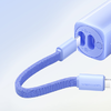 Powerbank 5000mAh Vention FHWR0 20W + USB-C to Lightning kábel (rózsaszín) - 1. kép