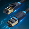 Hálózati kábel CAT8 SFTP Vention IKABL RJ45 Ethernet 40Gbps 10m fekete - 3. kép