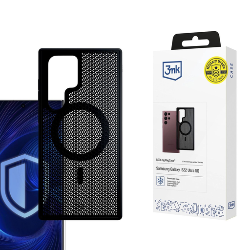 3mk Hűtő MagTok Samsung Galaxy S22 Ultra 5G tok - Fekete 3mk Hűtő MagTok Samsung Galaxy S22 Ultra 5G tok - Fekete