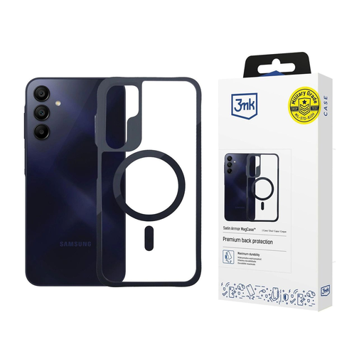 3mk Satin Armor MagCase Samsung Galaxy A15 5G tok - Átlátszó 3mk Satin Armor MagCase Samsung Galaxy A15 5G tok - Átlátszó