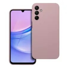 SILICONE 2mm tok Samsung Galaxy A15 5G / A15 4G homok rózsaszín