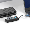 Orico HUB USB-C to 4x USB 3.0 5Gbps 0,15m Fekete - 3. kép