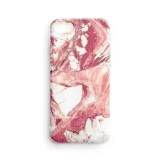 Wozinsky Marble TPU fliptok márvány Samsung Galaxy A73 rózsaszín tok