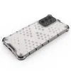 Honeycomb tok páncél borítású gél kerettel Samsung Galaxy A73 fekete tok - 1. kép