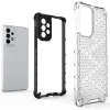 Honeycomb tok páncél borítású gél kerettel Samsung Galaxy A73 fekete tok - 3. kép