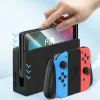 2x Baseus Crystal edzett üveg Nintendo Switch OLED 2021 + felszerelő készlet - átlátszó üvegfólia - 3. kép