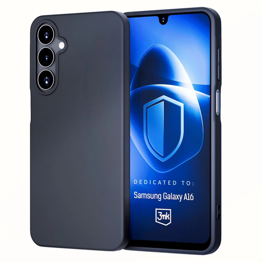 3mk Matt tok Samsung Galaxy A16 - Fekete 3mk Matt tok Samsung Galaxy A16 - Fekete