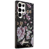 Guess GUHCS23LHCFWSK S23 Ultra S918 fekete/fekete keménytok Flower Collection tok - 2. kép