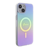 Guess IML Iridescent MagSafe tok iPhone 15 Plus - lila tok - 2. kép