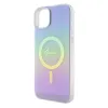 Guess IML Iridescent MagSafe tok iPhone 15 Plus - lila tok - 4. kép