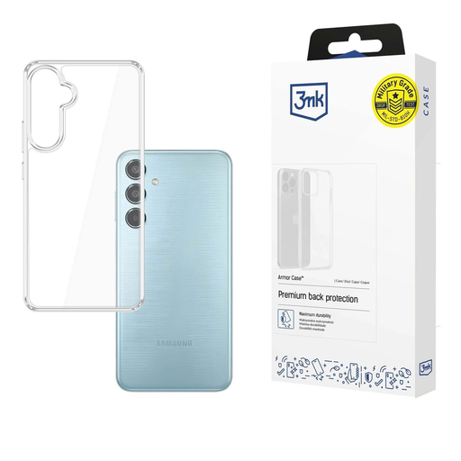 3mk Armor tok Samsung Galaxy M35-höz - Átlátszó 3mk Armor tok Samsung Galaxy M35-höz - Átlátszó